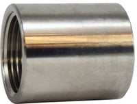 62410B | 1/8 304 SS OD MACHINE COUPLING, Nipples and Fittings, 304 And 316 150# Stainless Steel Fittings, OD Machined Coupling 304 S.S. | Midland Metal Mfg.