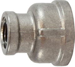 Midland Metal Mfg. 62435 1/2 X 3/8 304 SS REDUCNG COUPLNG, Nipples and Fittings, 304 And 316 150# Stainless Steel Fittings, Reducing Coupling 304 S.S.  | Blackhawk Supply
