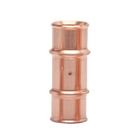 3011161600111 | Coupling with Stop 1 Inch Copper Press x Press 700 Pounds per Square Inch | Refrigeration Press Fittings