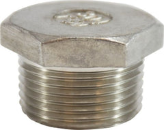 Midland Metal Mfg. 62635 1 304 SS HEX HEAD PLUG, Nipples and Fittings, 304 And 316 150# Stainless Steel Fittings, Hex Head Plug 304 S.S.  | Blackhawk Supply