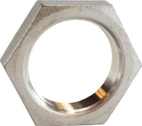 62703 | 1/2 304 SS LOCKNUT, Nipples and Fittings, 304 And 316 150# Stainless Steel Fittings, Hex Locknut 304 S.S. | Midland Metal Mfg.