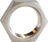 62707 | 1-1/2 304 SS LOCKNUT, Nipples and Fittings, 304 And 316 150# Stainless Steel Fittings, Hex Locknut 304 S.S. | Midland Metal Mfg.