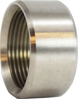 62773 | 1/2 304 SS HALF COUPLING, Nipples and Fittings, 304 And 316 150# Stainless Steel Fittings, Half Coupling 304 S.S. | Midland Metal Mfg.
