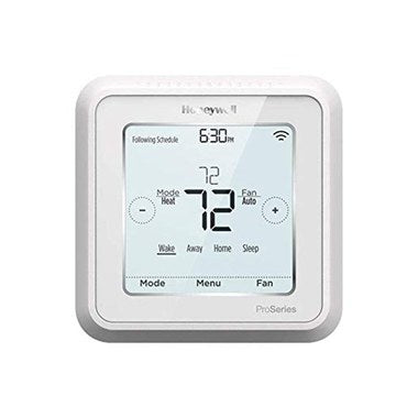 HONEYWELL HOME TH6320ZW2003/U Thermostat T6 PRO Z-Wave Programmable Digital 20-30 Voltage Alternating Current 3 Heat 2 Cool Heat Pump-2 Heat 2 Cool Conventional 7 Day White 40-90 Degrees Fahrenheit  | Blackhawk Supply