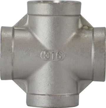 Midland Metal Mfg. 63391 1/4 316 STAINLESS STEEL CROSS  | Blackhawk Supply