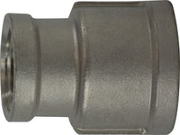 63432 | 3/8 X 1/4 316 SS REDUCNG COUPLNG, Nipples and Fittings, 304 And 316 150# Stainless Steel Fittings, Reducing Coupling 316 S.S. | Midland Metal Mfg.