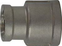 63436 | 3/4 X 1/4 316 SS REDUCNG COUPLNG, Nipples and Fittings, 304 And 316 150# Stainless Steel Fittings, Reducing Coupling 316 S.S. | Midland Metal Mfg.