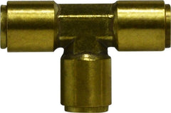 Midland Metal Mfg. 640600 3/8 D.O.T. PUSH-IN UNION TEE, Brass Fittings, D.O.T. Push In, Union Tee  | Blackhawk Supply