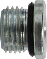 6408HO16 | 1-5/16-12 OR HLW HX HD PLUG, Hydraulic, Steel O-Ring Adapter, O-Ring Hollow Hex Head Plug | Midland Metal Mfg.