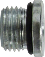 6408HO2 | 5/16-24 OR HX HD PLUG, Hydraulic, Steel O-Ring Adapter, O-Ring Hollow Hex Head Plug | Midland Metal Mfg.