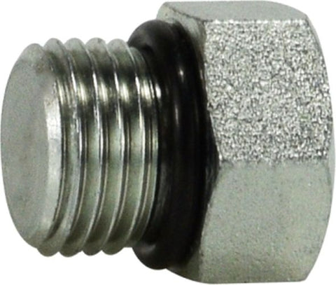 Midland Metal Mfg. 6408O12 1-1/16-12 OR HEX HD PLUG, Hydraulic, Steel O-Ring Adapter, O-Ring Hex Head Plug  | Blackhawk Supply