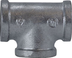 Midland Metal Mfg. 64251 1/4 GALV TEE, Nipples and Fittings, Galvanized 150# Malleable Fitting, Galvanized Tee  | Blackhawk Supply