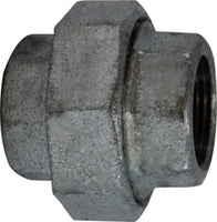 64600 | 1/8 GALV UNION, Nipples and Fittings, Galvanized 150# Malleable Fitting, Galvanized Union | Midland Metal Mfg.