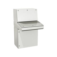 6500 MCWT0605 | Type 12, 13 | Single door modular console with dual access, assembled with writing desk and turret - x24x20 | EXM