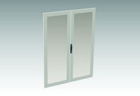 6500 MXDDW1410LB | Window Doors For Double Bay Cabinet | 495L x 995W x 1360H (in) | EXM