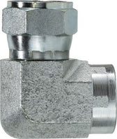 650344 | 7/16-20 X 1/4 (JIC X FIP 90 SWV EL), Hydraulic, Females Swivels JIC, JIC Swivel to Female Pipe Elbow | Midland Metal Mfg.