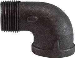 Midland Metal Mfg. 65161 1/4 BLACK STREET ELBOW, Nipples and Fittings, Black Iron 150# Malleable Fitting, Black 90 Degree Street Elbow  | Blackhawk Supply