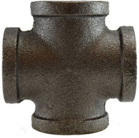 65390 | 1/8 BLACK CROSS, Nipples and Fittings, Black Iron 150# Malleable Fitting, Black Cross | Midland Metal Mfg.