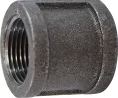 Midland Metal Mfg. 65410 1/8 BLACK COUPLING, Nipples and Fittings, Black Iron 150# Malleable Fitting, Black Coupling  | Blackhawk Supply