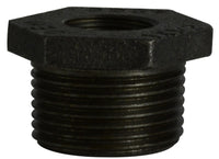 65512DT | 1 X 1/2 DOUBLE TAP BLACK BUSHING | Midland Metal Mfg.