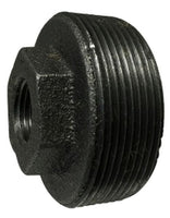 65532 | 2-1/2 X 1 (M X F BLACK HEX BUSHNG), Nipples and Fittings, Black Iron 150# Malleable Fitting, Black Hex Bushing | Midland Metal Mfg.