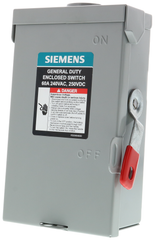 Siemens Electrical GNF222RAU GDSS NF 2P2W 240V 60A NEMA 3R RET SER A  | Blackhawk Supply