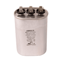 3GJ1520 | Motor run capacitor, 370V, oval, 20+15µF | DiversiTech