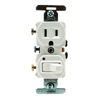 620-274W | White, 1P 3W grounding, 15A, 120V Pack of 10 | DiversiTech