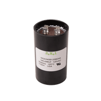 540-648 | Motor start capacitor, 110/125VAC, 540-648µF, 1.812in.dia x 3.37in.h | DiversiTech