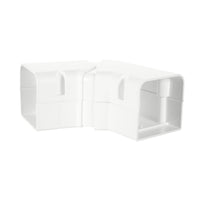 230-AFB3W | SpeediChannel 3in. Adjustable Flat Bend White Pack of 10 | DiversiTech