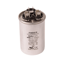 4JR0520 | Motor Run Capacitor, Round, 20+5uf 440V | DiversiTech