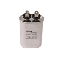37125H | Motor run capacitor, 370V, oval, 12.5µF | DiversiTech