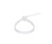 WT05 | White wire ties, 5in. nylon, 18 tensile strength, 100pk | DiversiTech