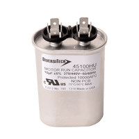 45100HU | Motor Run Capacitor, Oval, 10MFD, 370v /440v | DiversiTech