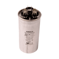 3GR7540 | Motor run capacitor, 370V, round, 40+7.5µF | DiversiTech
