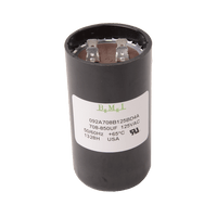 708-850 | Motor start capacitor, 110/125VAC, 708-850µF, 1.812in.dia x 3.37in.h | DiversiTech