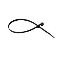 WTMB07 | Black Wire Ties with Mounting Hole – 7in. Nylon, pack of 100, Tensile Strength 50 | DiversiTech