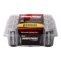 7-ALD-12 | Alkaline D Battery, Contractor Pack, pack of 12 Pack of 96 | DiversiTech