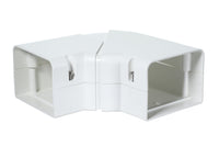 230-AFB4W | SpeediChannel 4in. Adjustable Flat Bend White Pack of 10 | DiversiTech