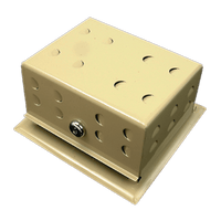 585-TG7 | Beige Steel w/Solid Base, 5-1/2in.x3-1/2in.x2-3/4in. | DiversiTech