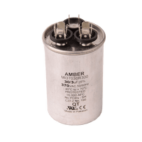 3GR0330 | Motor run capacitor, 370V, round, 30+3µF | DiversiTech