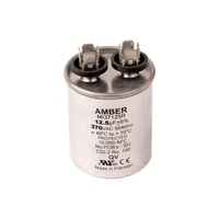37125R | Motor run capacitor, 370V, round, 12.5µF | DiversiTech