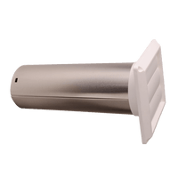650-017 | 4in. Hood, Pipe and Collar – White (Unassembled) Pack of 18 | DiversiTech