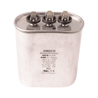 4JJ0560 | Motor run capacitor, 440V, oval, 60+5µF | DiversiTech