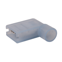 6277NX | Fully insulated flag female slip-on, pack of 25, wire range 16-14, tab size .250 | DiversiTech