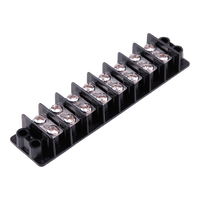6194 | Terminal block, no. of positions 8, length (in) 5.47, width (in) 1.31, screw size 8-32, max. wire size 14-12 | DiversiTech