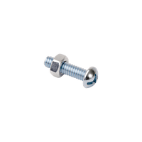 6413 | Stove bolts, pack of 18- size- 1/4in. - 20, length- 1in. | DiversiTech