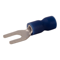 6227LX | Insulated spades, pack of 50, wire range 16-14, stud #8 | DiversiTech