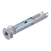 7321X | E-Z Toggle, zinc die cast, heavy-duty, pack of 10, screw size- #8 x 2-1/8in., max fixture- 5/8in. | DiversiTech