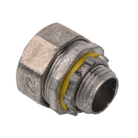 PI350 | Straight liquid-tite connector, 2 per pack, trade size 1/2in., knockout 1/2in. | DiversiTech